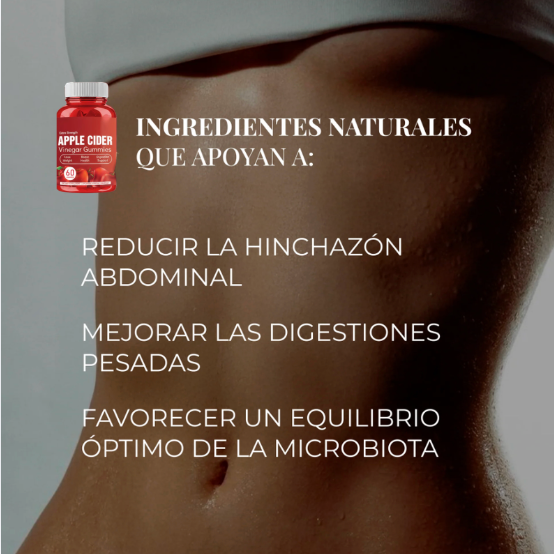 Gummies Detox de Vinagre de Manzana - El cambio que se nota.
